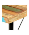 Set mobilier bar 7 piese, lemn reciclat & piele naturală, cu aspect industrial - WOODBB1705 Set mobilier bar 7 piese, lemn reciclat & piele naturală, cu aspect industrial - WOODBB1705