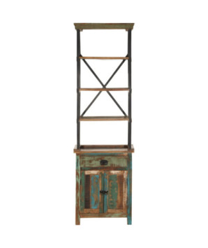 Dulap înalt, 55x30x180 cm, lemn reciclat - WOODBB1713