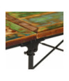 Masă de bucătărie pentru 8 persoane, aspect industrial, din lemn masiv reciclat, dreptunghiulară, 220x90x77 cm Masă de bucătărie pentru 8 persoane, aspect industrial, din lemn masiv reciclat, dreptunghiulară, 220x90x77 cm