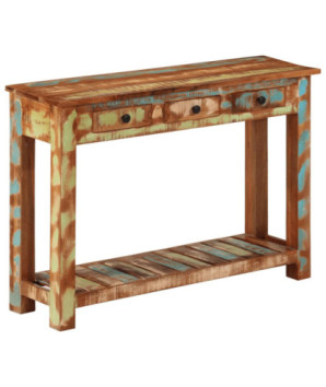 Masă consolă, 110x30x76 cm, lemn reciclat - WOODBB1718