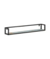 Rafturi de perete, 2 buc., 120 cm, lemn reciclat, cu aspect industrial - WOODBB190
