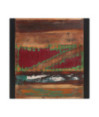 Masă de bucătărie pentru 2 persoane, aspect industrial, din lemn masiv reciclat, pătrată, 70 x 70 x 75 cm Masă de bucătărie pentru 2 persoane, aspect industrial, din lemn masiv reciclat, pătrată, 70 x 70 x 75 cm