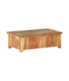 Masă de cafea, 90 x 50 x 31 cm, lemn reciclat, cu aspect vintage - WOODBB192