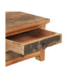 Masă de cafea, 90 x 50 x 31 cm, lemn reciclat, cu aspect vintage - WOODBB192
