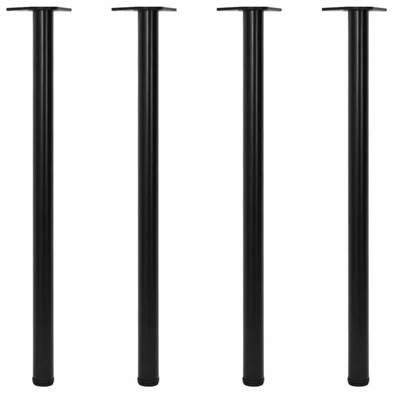 Picioare de masă reglabile pe înălțime 4 buc., negru, 1100 m - WOODBB1873 Picioare de masă reglabile pe înălțime 4 buc., negru, 1100 m - WOODBB1873