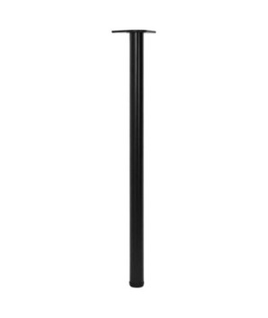 Picioare de masă reglabile pe înălțime 4 buc., negru, 1100 m - WOODBB1873