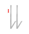 Picioare de masă telescopice, 4 buc., crom, 710 mm-1100 mm - WOODBB1882 Picioare de masă telescopice, 4 buc., crom, 710 mm-1100 mm - WOODBB1882
