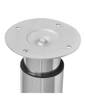 Picioare de masă telescopice, 4 buc., crom, 710 mm-1100 mm - WOODBB1882