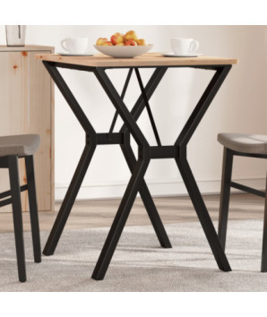 Picioare masă de sufragerie Y-Frame 60x50x73 cm Oţel, cu aspect industrial - WOODBB1884