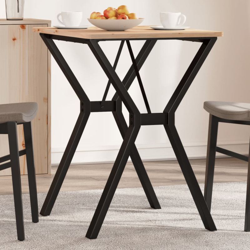 Picioare masă de sufragerie Y-Frame 60x50x73 cm Oţel, cu aspect industrial - WOODBB1884
