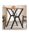 Picioare masă de sufragerie Y-Frame 60x50x73 cm Oţel, cu aspect industrial - WOODBB1884