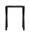 Picioare masă de sufragerie Y-Frame 60x50x73 cm Oţel, cu aspect industrial - WOODBB1884