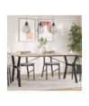 Picioare masă de sufragerie Y-Frame 160x80x73 cm Oţel, cu aspect industrial - WOODBB1885 Picioare masă de sufragerie Y-Frame 160x80x73 cm Oţel, cu aspect industrial - WOODBB1885