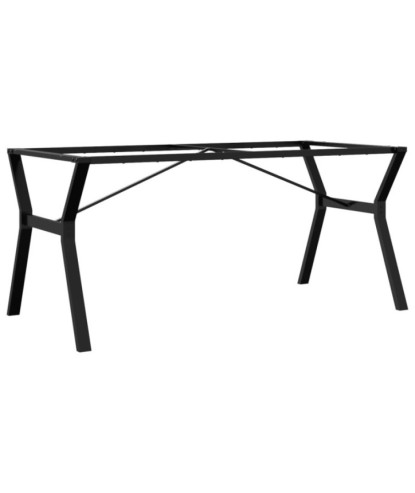 Picioare masă de sufragerie Y-Frame 160x80x73 cm Oţel, cu aspect industrial - WOODBB1885