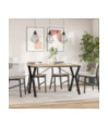 Picioare masă de sufragerie Y-Frame 120x60x73 cm Oţel, cu aspect industrial - WOODBB1886