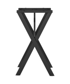 Picioare masă de sufragerie X-Frame 40x40x73 cm Oţel, cu aspect industrial - WOODBB1887