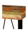 Masă bar cu aspect industrial, din lemn masiv reciclat, pătrată, 60 x 60 x 107 cm Masă bar cu aspect industrial, din lemn masiv reciclat, pătrată, 60 x 60 x 107 cm