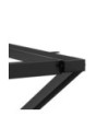 Picioare masă de sufragerie X-Frame 40x40x73 cm Oţel, cu aspect industrial - WOODBB1887 Picioare masă de sufragerie X-Frame 40x40x73 cm Oţel, cu aspect industrial - WOODBB1887