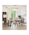 Picioare de masă în formă de U, 2 buc., negru, 80x(72-73) cm, oțel - WOODBB1889