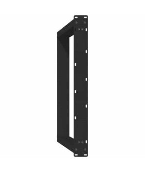 Picioare de masă în formă de U, 2 buc., negru, 80x(72-73) cm, oțel - WOODBB1889
