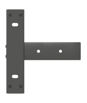 Picioare de masă consolă în formă de T, 2 buc., antracit, 25x28x(72-73) cm, oțel - WOODBB1891