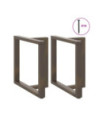 Picioare de masă în formă de T, 2 buc., negru, 80x35x(72-73) cm, oțel - WOODBB1892 Picioare de masă în formă de T, 2 buc., negru, 80x35x(72-73) cm, oțel - WOODBB1892