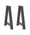 Picioare de masă în formă de A, 2 buc., antracit, 60x(72-73) cm, oțel - WOODBB1893 Picioare de masă în formă de A, 2 buc., antracit, 60x(72-73) cm, oțel - WOODBB1893