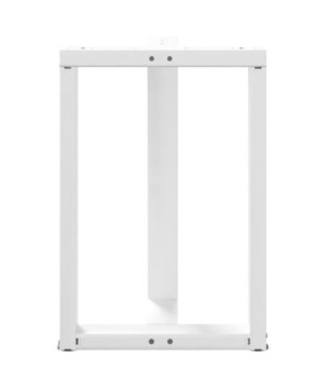 Picioare de masă în formă de T, 2 buc., alb, 50x35x(72-73) cm, oțel - WOODBB1894