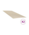Somieră de pat cu 48 de șipci, 2 buc., 100x200 cm - WOODBB1915 Somieră de pat cu 48 de șipci, 2 buc., 100x200 cm - WOODBB1915