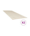 Somieră de pat cu 34 de șipci, 2 buc., 100x200 cm - WOODBB1919 Somieră de pat cu 34 de șipci, 2 buc., 100x200 cm - WOODBB1919