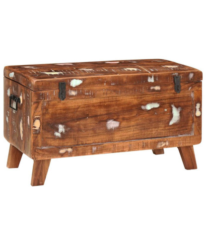 Cutie de depozitare 70 x 35 x 40 cm Lemn masiv reciclat, cu aspect rustic - WOODBB1796