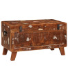 Cutie de depozitare 70 x 35 x 40 cm Lemn masiv reciclat, cu aspect rustic - WOODBB1796 Cutie de depozitare 70 x 35 x 40 cm Lemn masiv reciclat, cu aspect rustic - WOODBB1796
