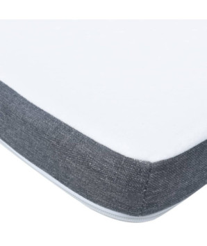Topper saltea pentru pat continental 200x160x5 cm moale mediu - WOODBB1945