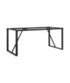 Picioare masă de sufragerie O-Frame 160x80x73 cm Oţel, cu aspect industrial - WOODBB1954