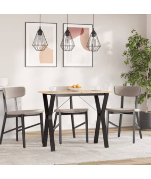 Picioare masă de sufragerie Y-Frame 80x40x73 cm Oţel, cu aspect industrial - WOODBB1956