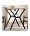 Picioare masă de sufragerie Y-Frame 60x60x73 cm Oţel, cu aspect industrial - WOODBB1957