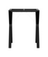 Picioare masă de sufragerie Y-Frame 60x60x73 cm Oţel, cu aspect industrial - WOODBB1957