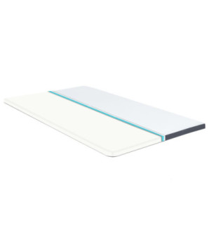 Topper saltea pentru pat continental 200x120x5 cm moale mediu - WOODBB1960