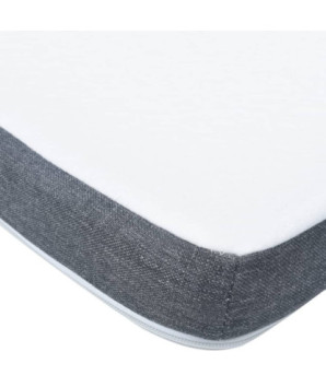 Topper saltea pentru pat continental 200x120x5 cm moale mediu - WOODBB1960