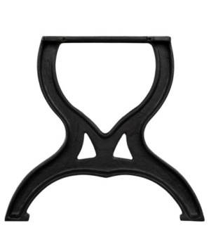 Picioare masă de cafea 2 buc, cadru în formă de X, fontă, cu aspect industrial, cu aspect vintage - WOODBB1971