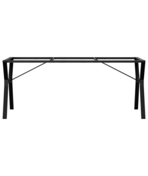 Picioare masă de sufragerie Y-Frame 180x80x73 cm Oţel, cu aspect industrial - WOODBB1976