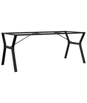Picioare masă de sufragerie Y-Frame 180x80x73 cm Oţel, cu aspect industrial - WOODBB1976
