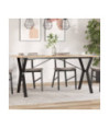 Picioare masă de sufragerie Y-Frame 140x60x73 cm Oţel, cu aspect industrial - WOODBB1977