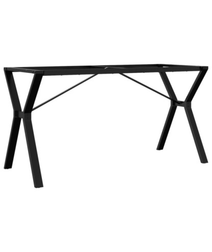 Picioare masă de sufragerie Y-Frame 140x60x73 cm Oţel, cu aspect industrial - WOODBB1977