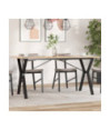 Picioare masă de sufragerie Y-Frame 140x60x73 cm Oţel, cu aspect industrial - WOODBB1977