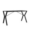 Picioare masă de sufragerie Y-Frame 140x60x73 cm Oţel, cu aspect industrial - WOODBB1977