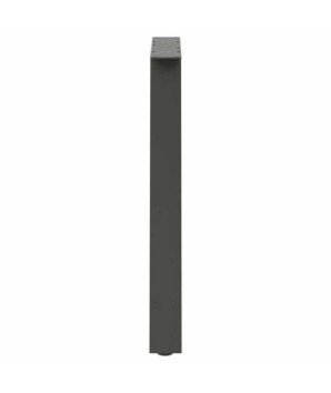 Picioare de masă în formă de A, 2 buc., antracit, 80x(72-73) cm, oțel - WOODBB1991