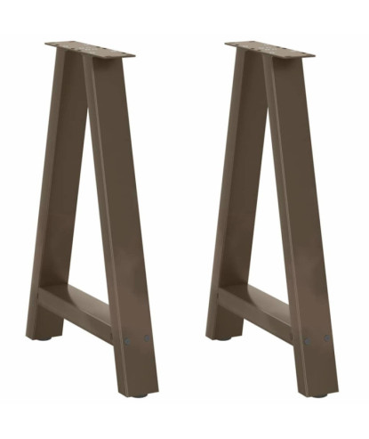Picioare de masă în formă de A, 2 buc., 60x(72-73) cm, oțel - WOODBB1992