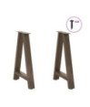 Picioare de masă în formă de A, 2 buc., 60x(72-73) cm, oțel - WOODBB1992 Picioare de masă în formă de A, 2 buc., 60x(72-73) cm, oțel - WOODBB1992