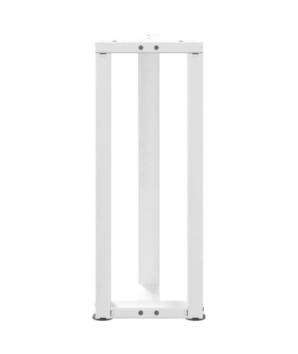 Picioare de masă consolă în formă de T, 2 buc., alb, 25x28x(72-73) cm, oțel - WOODBB1993